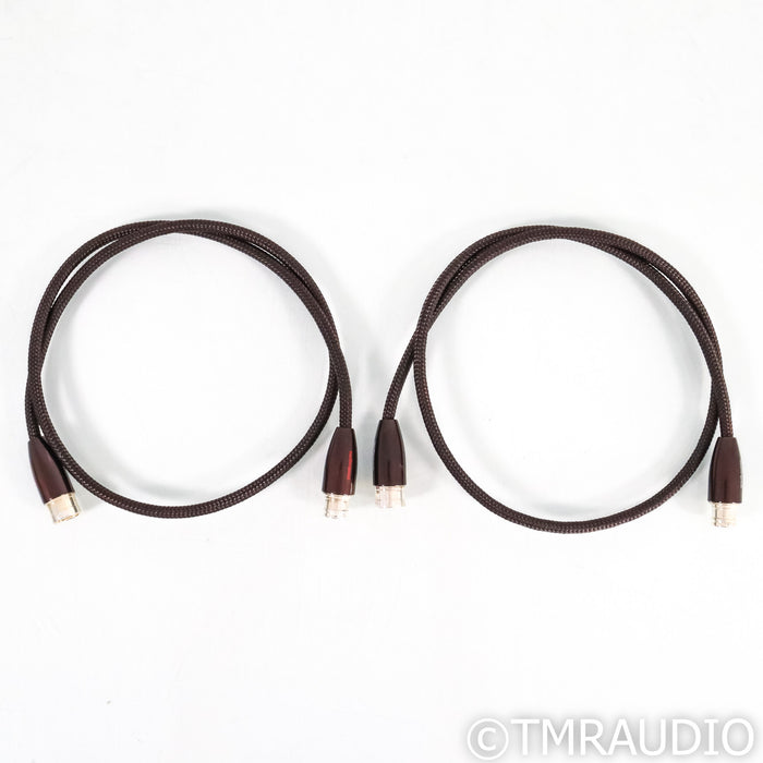 AudioQuest Mackenzie XLR Cables; 1m Pair Balanced Interconnects