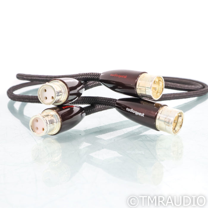 AudioQuest Mackenzie XLR Cables; 1m Pair Balanced Interconnects