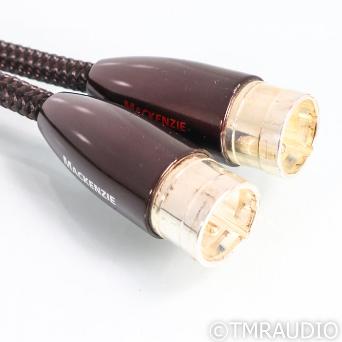 AudioQuest Mackenzie XLR Cables; 1m Pair Balanced Interconnects