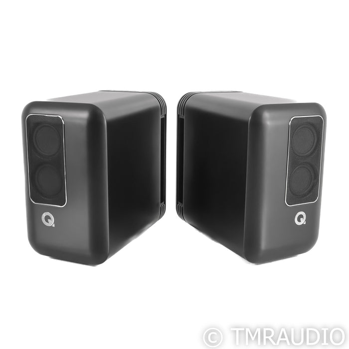 Q Acoustics Q Active 200 Powered Bookshelf Speakers; Black Pair (Open Box)