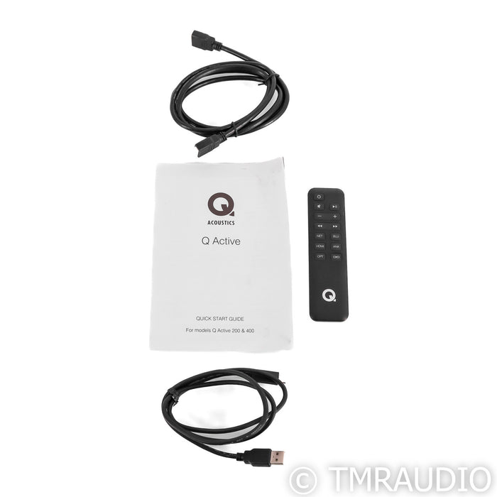 Q Acoustics Q Active 200 Powered Bookshelf Speakers; Black Pair (Open Box)