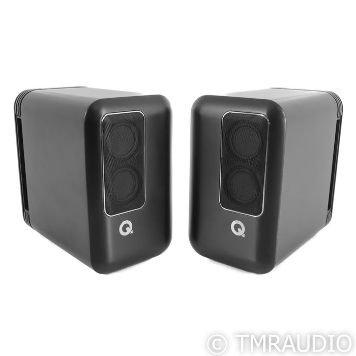 Q Acoustics Q Active 200 Powered Bookshelf Speakers; Black Pair (Open Box)