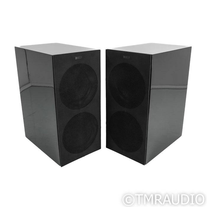 KEF R3 Bookshelf Speakers; Black Pair