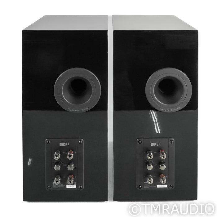 KEF R3 Bookshelf Speakers; Black Pair