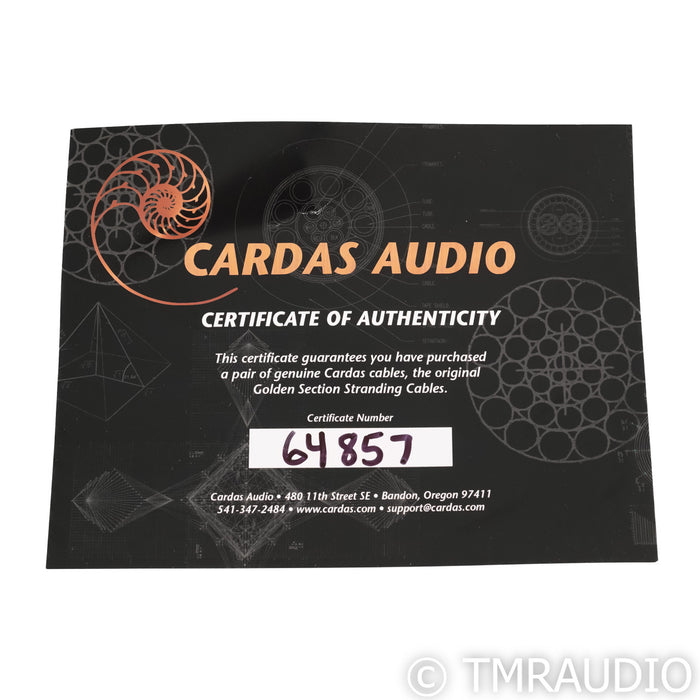 Cardas Audio Parsec RCA Cables; 1.5m Pair Interconnects
