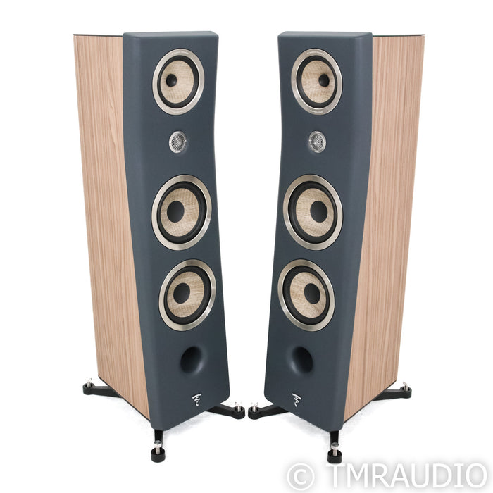 Focal Kanta No. 3 Floorstanding Speakers; Walnut & Dark Grey Pair (Used)