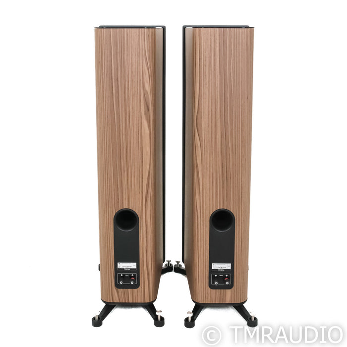 Focal Kanta No. 3 Floorstanding Speakers; Walnut & Dark Grey Pair (Used)