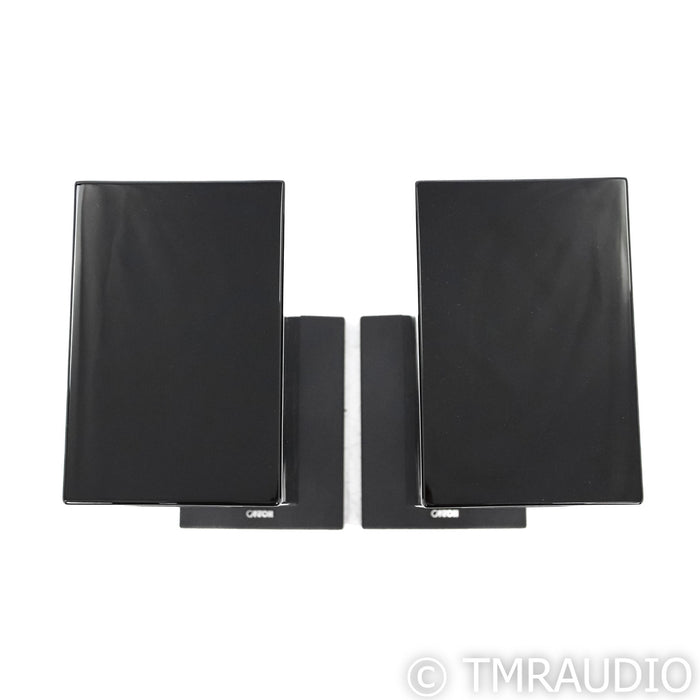 Canton Chrono SL 526.2 Bookshelf Speakers; Black Pair w/ Stands