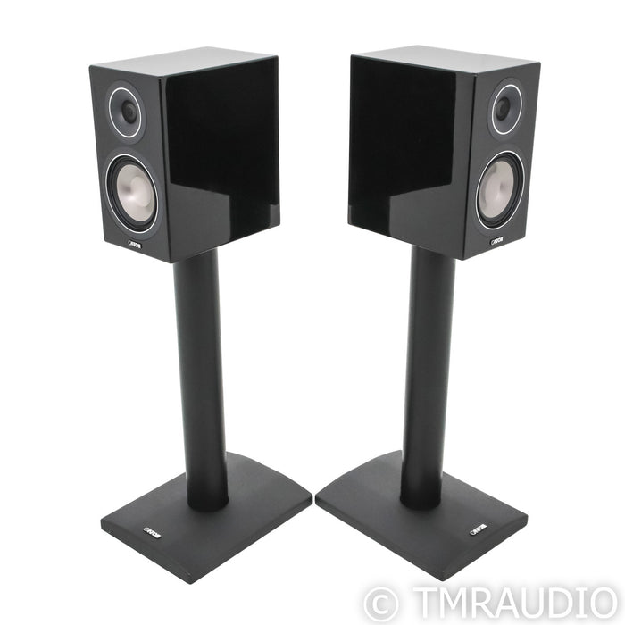 Canton Chrono SL 526.2 Bookshelf Speakers; Black Pair w/ Stands