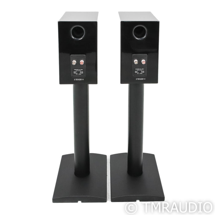 Canton Chrono SL 526.2 Bookshelf Speakers; Black Pair w/ Stands