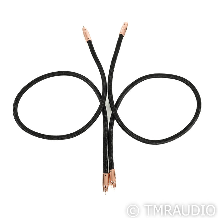 AudioQuest Black Beauty RCA Cables; 1m Pair Interconnects