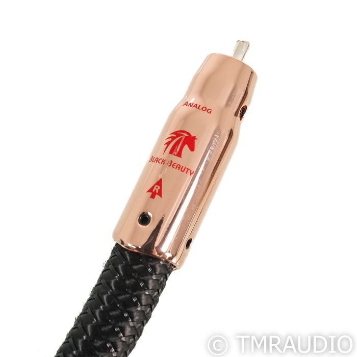 AudioQuest Black Beauty RCA Cables; 1m Pair Interconnects