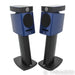 Focal Diablo Utopia Evo Bookshelf Speakers; Metallic Blue Pair w/ Stands (Used)