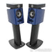 Focal Diablo Utopia Evo Bookshelf Speakers; Metallic Blue Pair w/ Stands (Used)