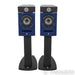 Focal Diablo Utopia Evo Bookshelf Speakers; Metallic Blue Pair w/ Stands (Used)