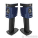 Focal Diablo Utopia Evo Bookshelf Speakers; Metallic Blue Pair w/ Stands (Used)