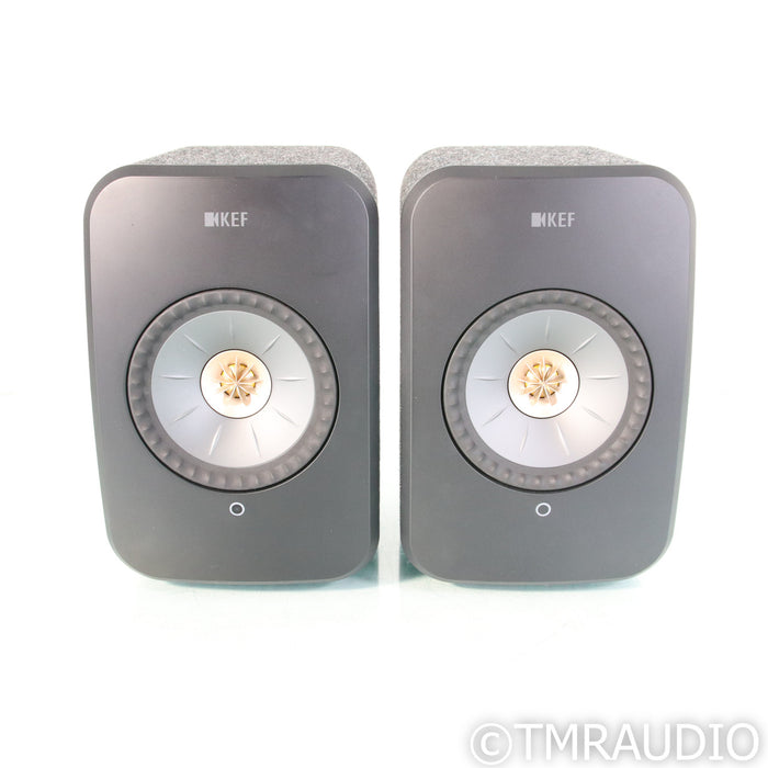 KEF LSX II Wireless Streaming Bookshelf Speakers; Carbon Black Pair