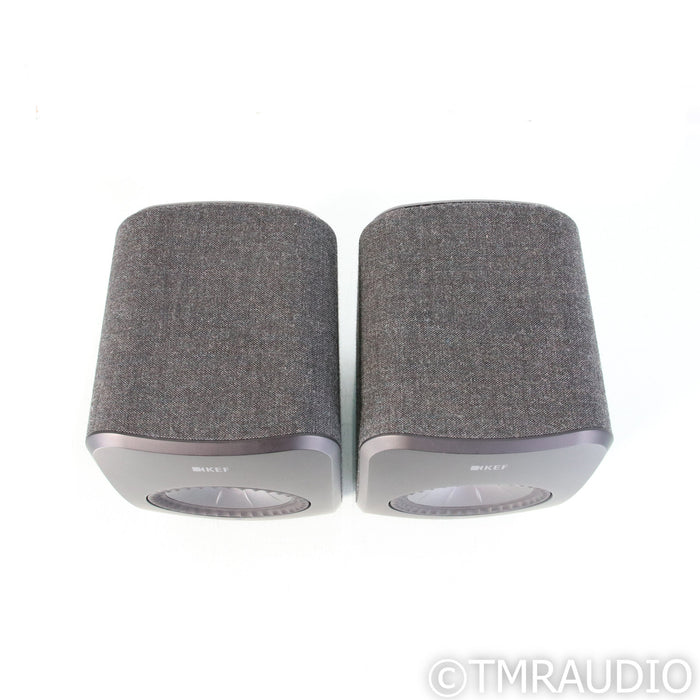 KEF LSX II Wireless Streaming Bookshelf Speakers; Carbon Black Pair