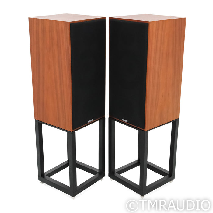Mission 770 Bookshelf Speakers; Walnut Pair with Stands