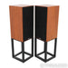 Mission 770 Bookshelf Speakers; Walnut Pair with Stands