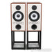 Mission 770 Bookshelf Speakers; Walnut Pair with Stands