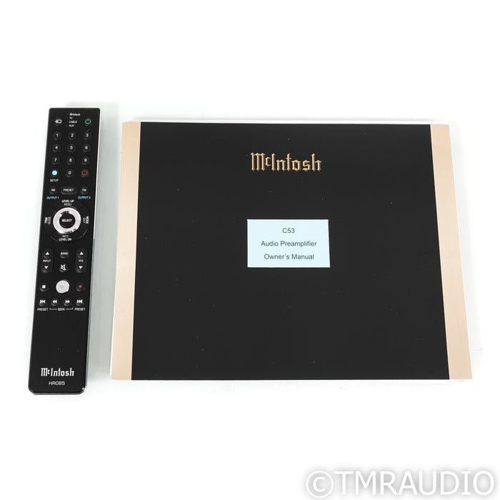 McIntosh C53 Stereo Preamplifier; MM & MC Phono