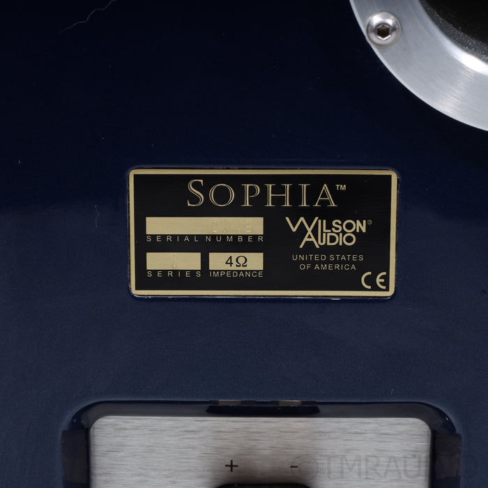 Wilson Sophia Mk I Floorstanding Speakers