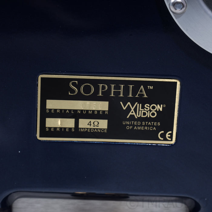 Wilson Sophia Mk I Floorstanding Speakers