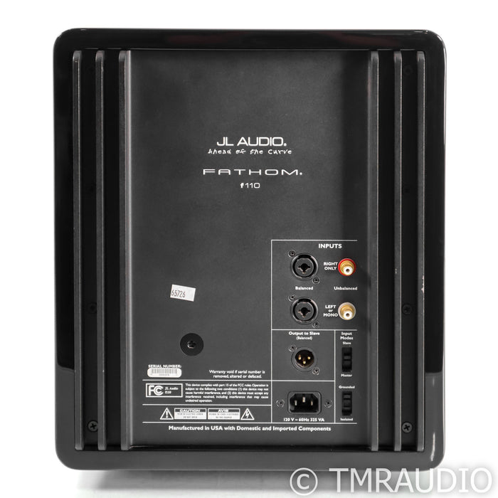 JL Audio Fathom F110 v1 10" Powered Subwoofer; Gloss Black