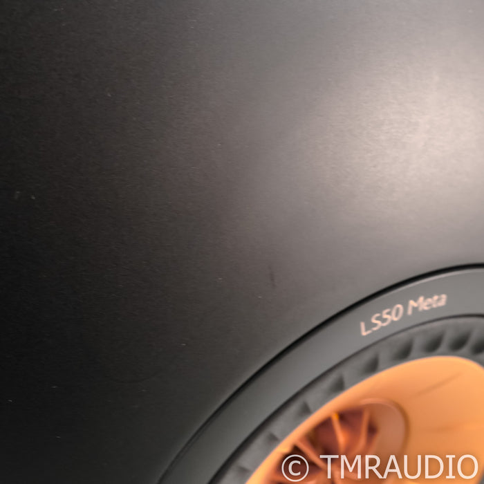 KEF LS50 Meta Bookshelf Speakers; Black Pair