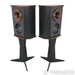 Fleetwood Sound Deville Bookshelf Speakers; Black Pair w/ Stands