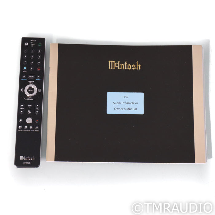 McIntosh C52 Stereo Preamplifier; MM / MC Phono