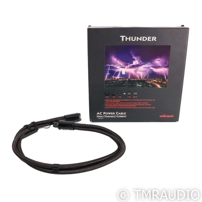 AudioQuest Thunder High-Current Power Cable; 1m AC Cord (20 Amp)