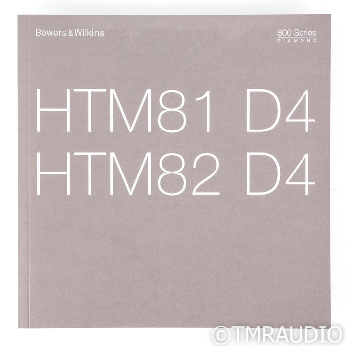 Bowers & Wilkins HTM81 D4 Center Channel Speaker; White