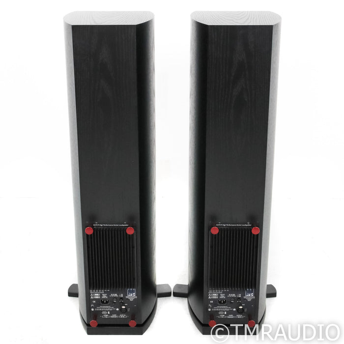 ATC SCM19AT Active Floorstanding Speakers; Black Ash Pair