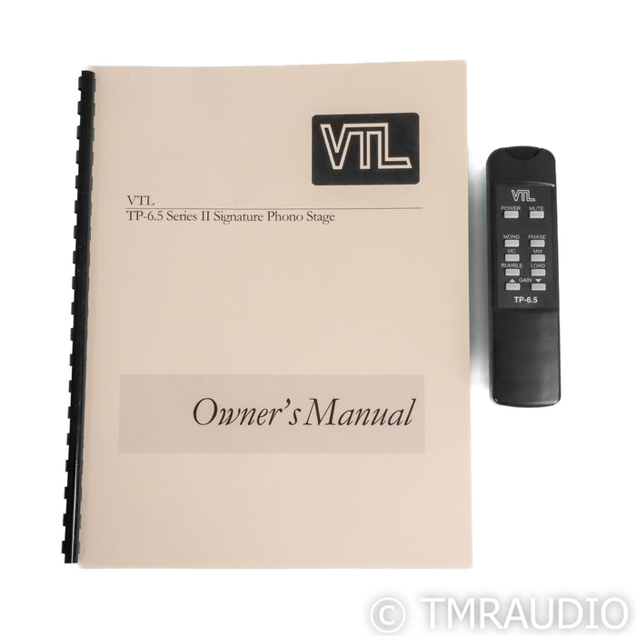 VTL TP-6.5 Signature II Tube Phono Preamplifier; MM & MC