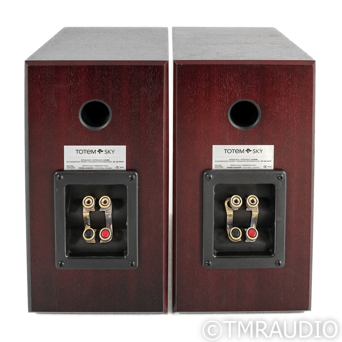 Totem Acoustic Sky Bookshelf Speakers; Mahogany Pair