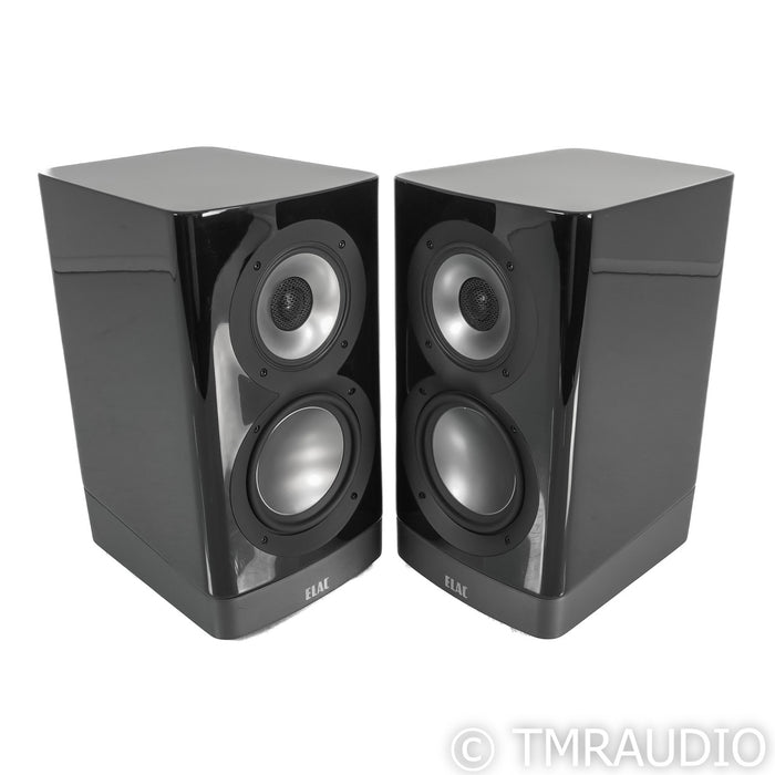 ELAC Navis Powered Bookshelf Speakers; Gloss Black Pair