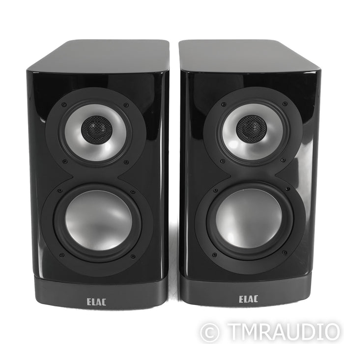 ELAC Navis Powered Bookshelf Speakers; Gloss Black Pair