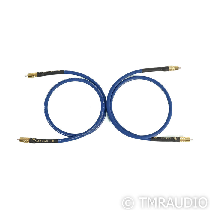 Cardas Audio Clear Cygnus RCA Cables; 1m Pair Interconnects