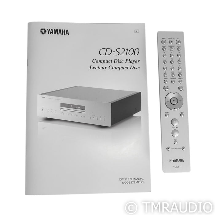 Yamaha CD-S2100 SACD & CD Player; D/A Converter