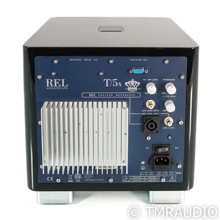 REL Acoustics T/5x 8" Powered Subwoofer; Piano Black