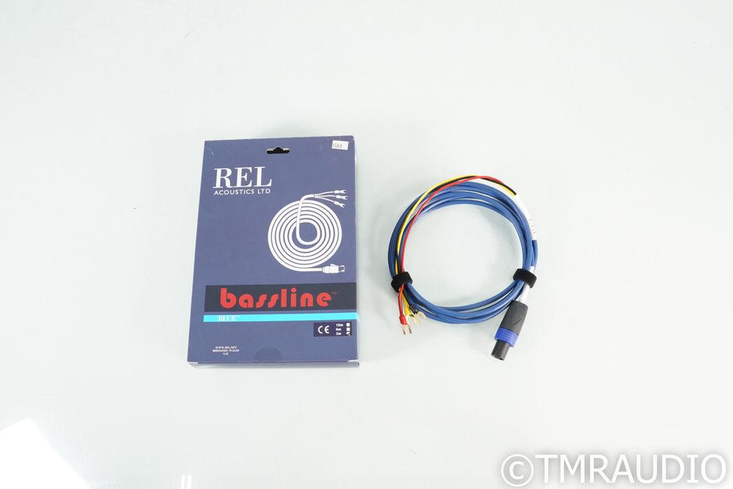 REL Acoustics Bassline Blue Subwoofer Cable; 3m Interconnect