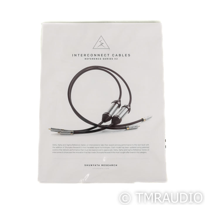 Shunyata Research Sigma v2 XLR Cables; 1.5m Pair Balanced Interconnects