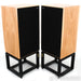 Harbeth 40.3 XD Bookshelf Speakers; Exotic Ash Pair w/ Ton Trager Stands