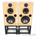 Harbeth 40.3 XD Bookshelf Speakers; Exotic Ash Pair w/ Ton Trager Stands