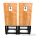 Harbeth 40.3 XD Bookshelf Speakers; Exotic Ash Pair w/ Ton Trager Stands