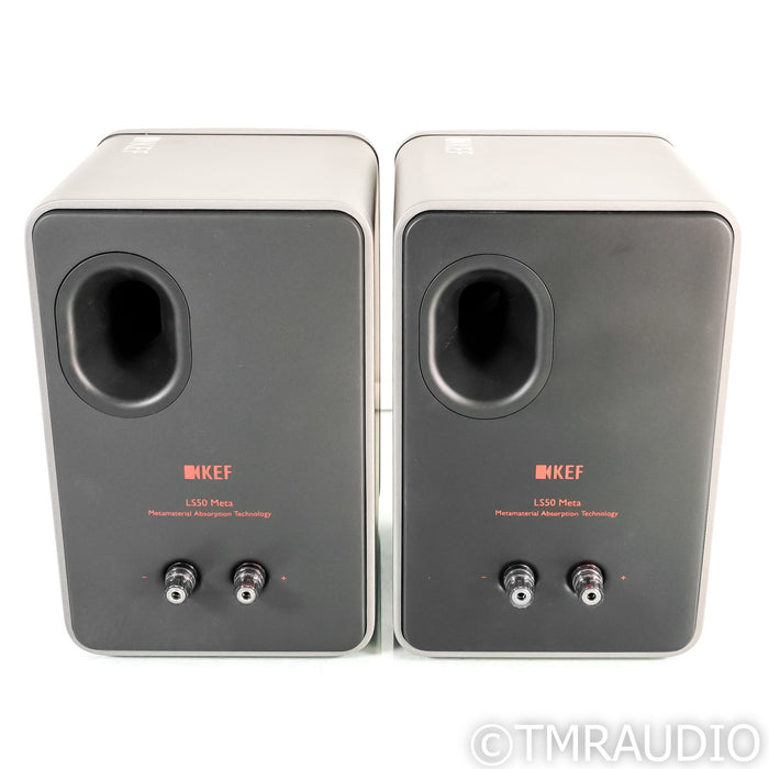 KEF LS50 Meta Bookshelf Speakers; Titanium Pair
