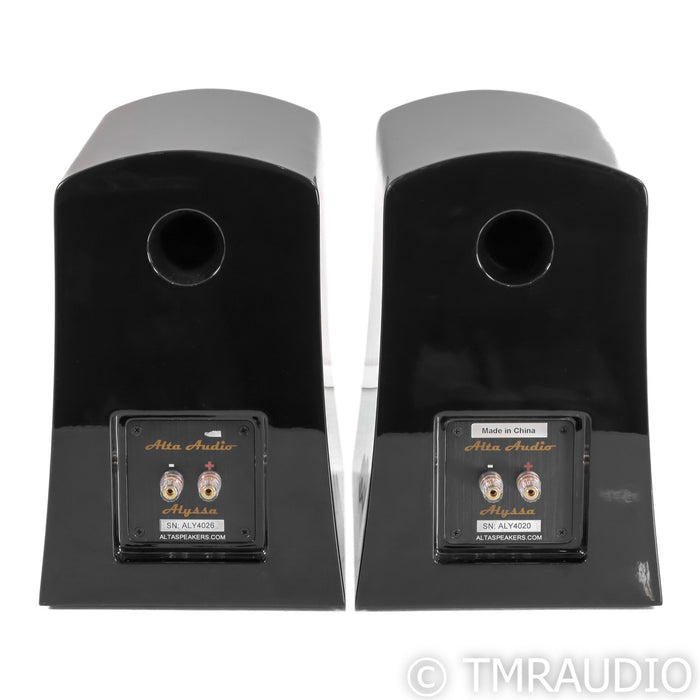Alta Audio Alyssa Bookshelf Speakers; Black Pair