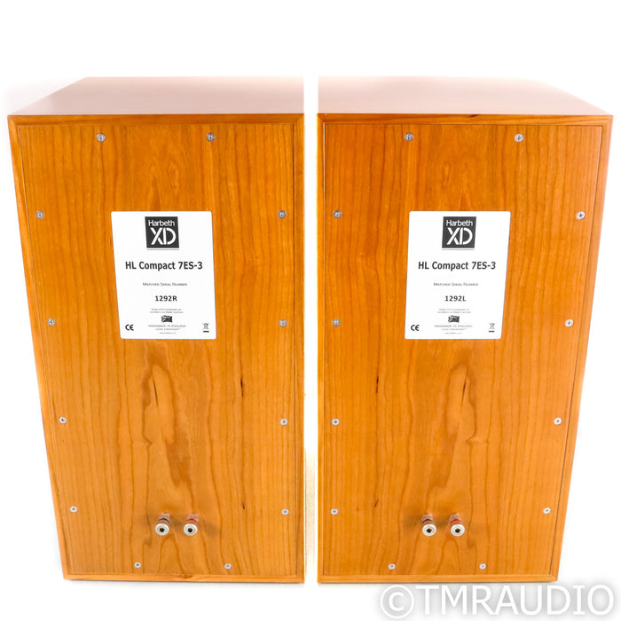 Harbeth HL Compact 7ES-3 XD Bookshelf Speakers; Cherry Pair